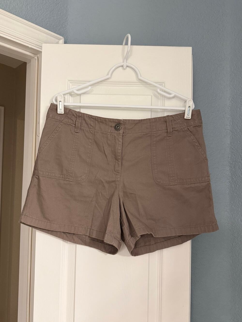 Ann Taylor Patch Pocket Chino Shorts